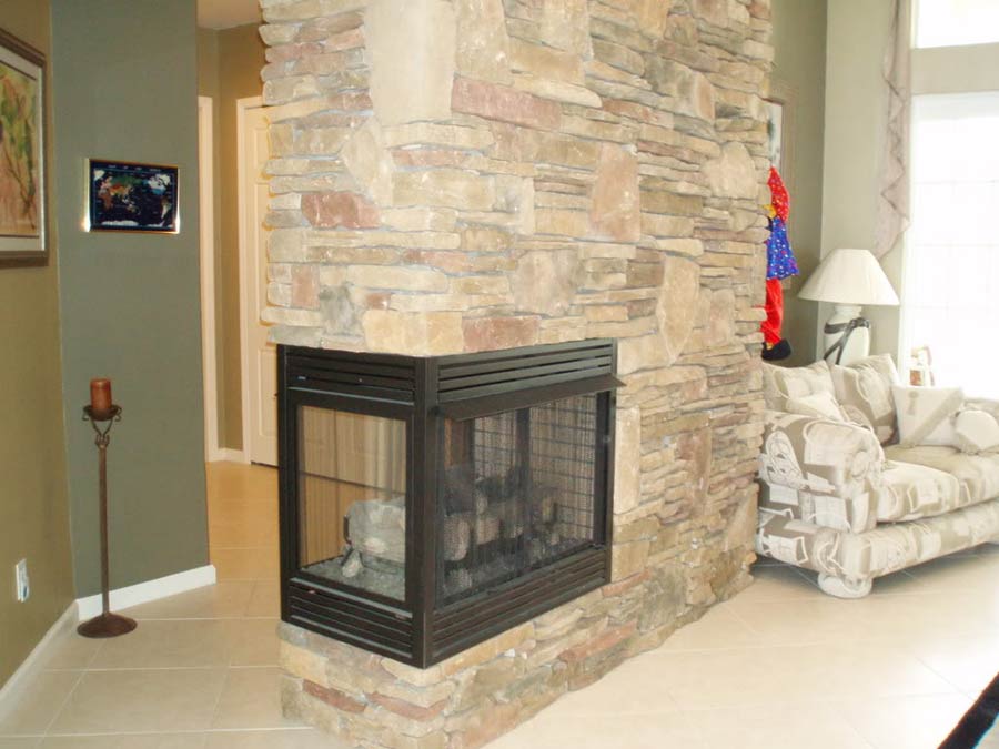 custom fireplace